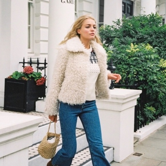 Rouje Serge Faux Fur Coat - Picture 3 of 7